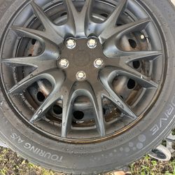 4 Rines De Honda Cívica 2018 Con Sus Tapas 