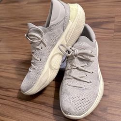 Sorel Explorer Blitz Stride Lace Sneaker Running Shoes Grey/Yellow Womens 7