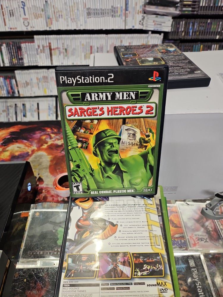Army Men: Sarge's Heroes 2 Sony PlayStation 2 PS2