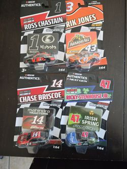 NASCAR Authentics 1:64 Die-Cast Car Lot (9 Cars)
