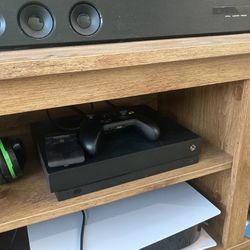 Xbox One X with Charger And Headset