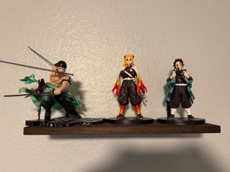 Anime Figure Lot – Zoro, Rengoku, Tanjiro