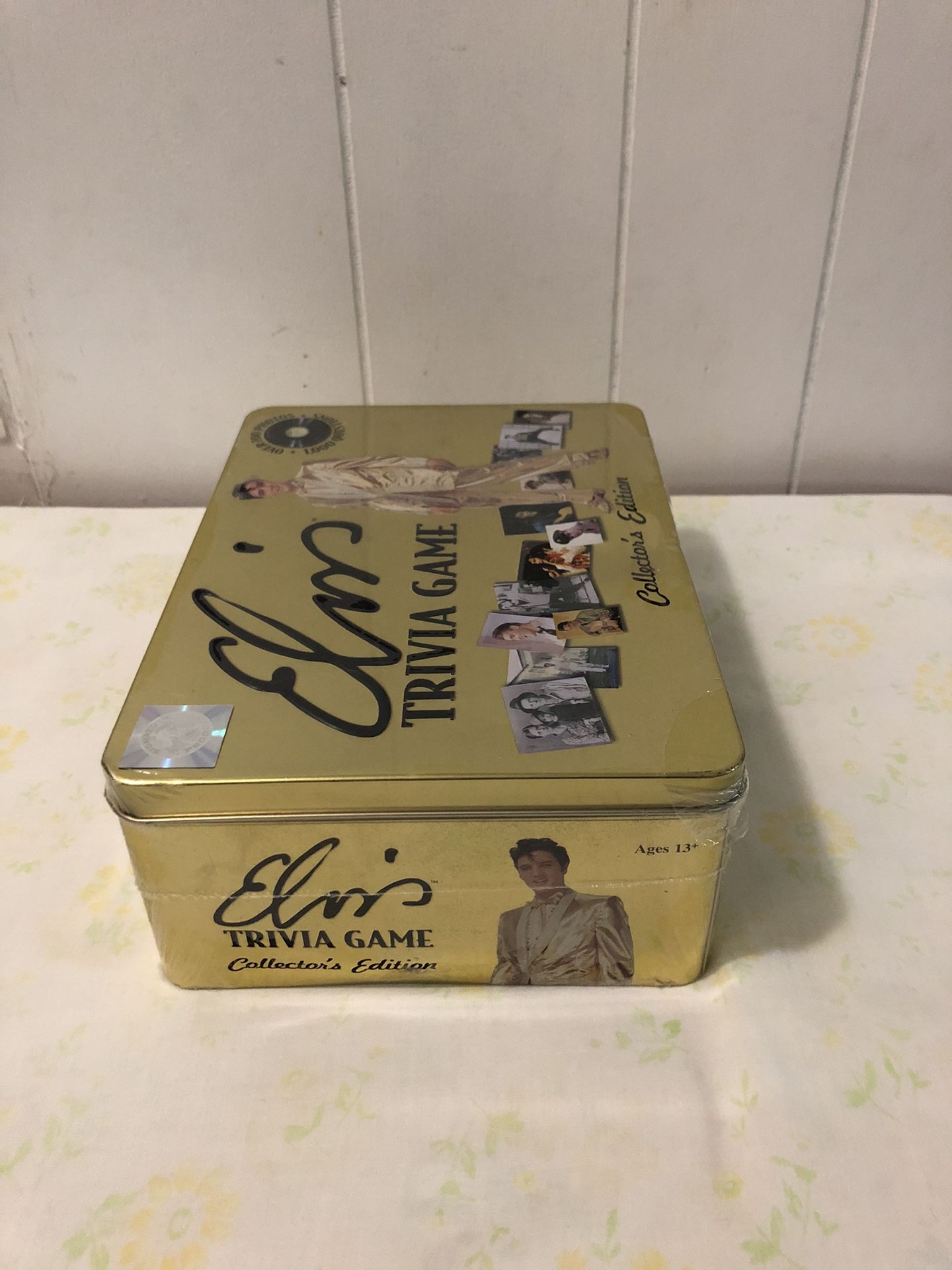 Elvis Trivia Game 2003 Collector’s Edition Sealed In Plastic Tin Box New
