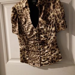 Ladies Animal Print Blouse