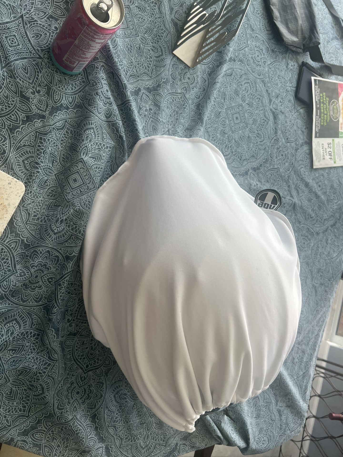 K6 Agv Helmet Size Large/ Cardo Freecom Jbl x2/ And Gopro Hero 10 Black