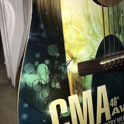 Kelly Clarkson signed Mitchell Guitar