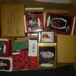 All Collectors Christmas Ornaments Star Wars Star Trek Micjey Mouse Disney Winnie The Pooh New Never Opened Vintage 