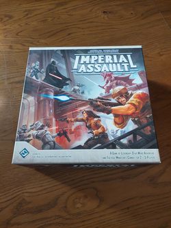Star Wars Imperial Assault Base Game w/ Vader, Luke Skywalker Expansions