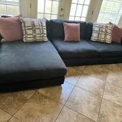  Sectional With Chaise Left Arm  2pc 