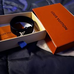 LV Leather Strap Bracelet 
