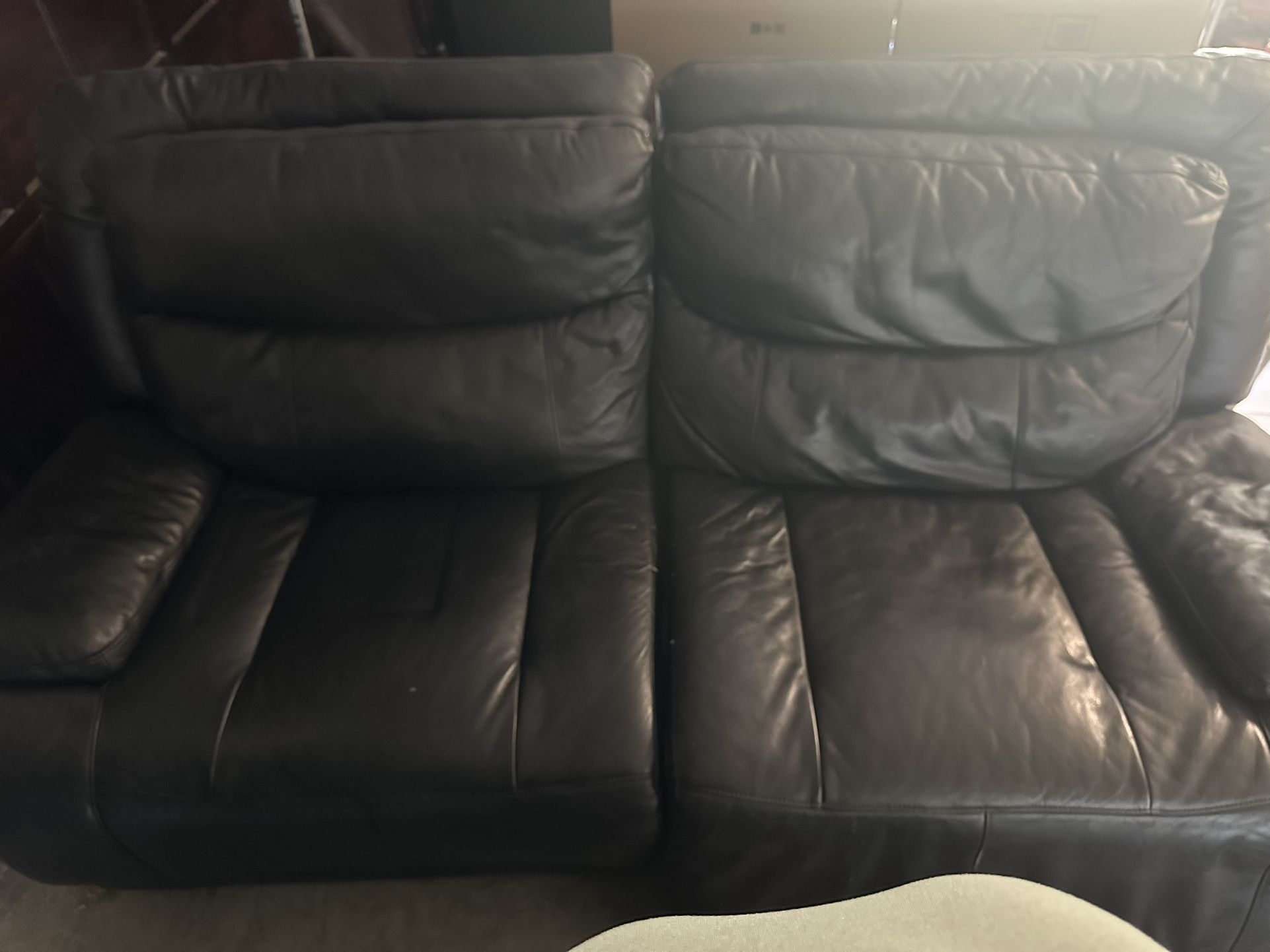 Couch. Black, Reclining. Used