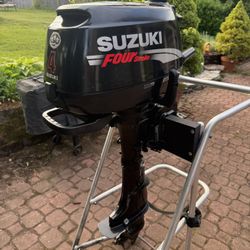 4hp Suzuki Outboard Motor 4stroke Short Shaft 
