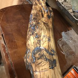 Oregon Drift Wood Tea light/incense Holder