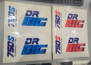 🏍️ 1988 to 1990 Suzuki 750S BIG Motorcycle Decals Set 🏍️