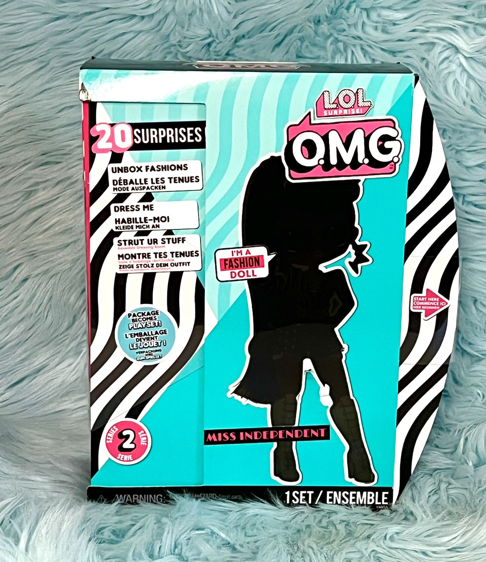 NEW! LOL Surprise OMG Miss Independent Doll w/20 Surprises 