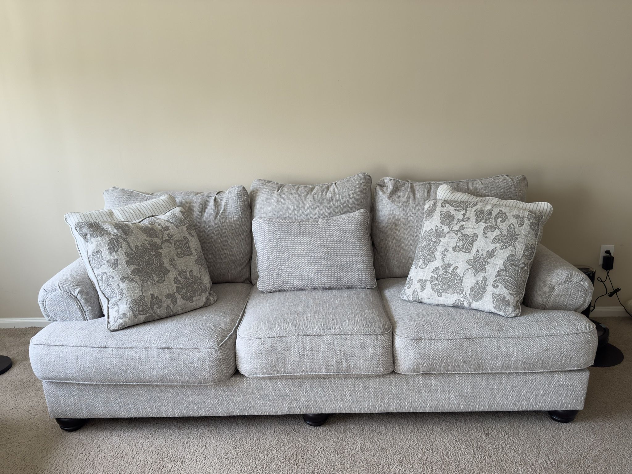 For Sale – Benchcraft® Asanti Fog Sofas (Set of 2)