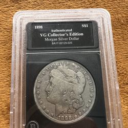 1898 S Silver Morgan Dollar 