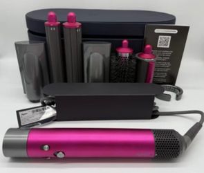 Dyson Airwrap Complete Long Multi-Styler Pink w/ Case & Attachments