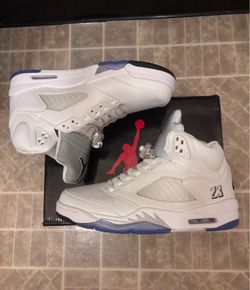 Jordan 5 Retro White Metallic Size 9.5