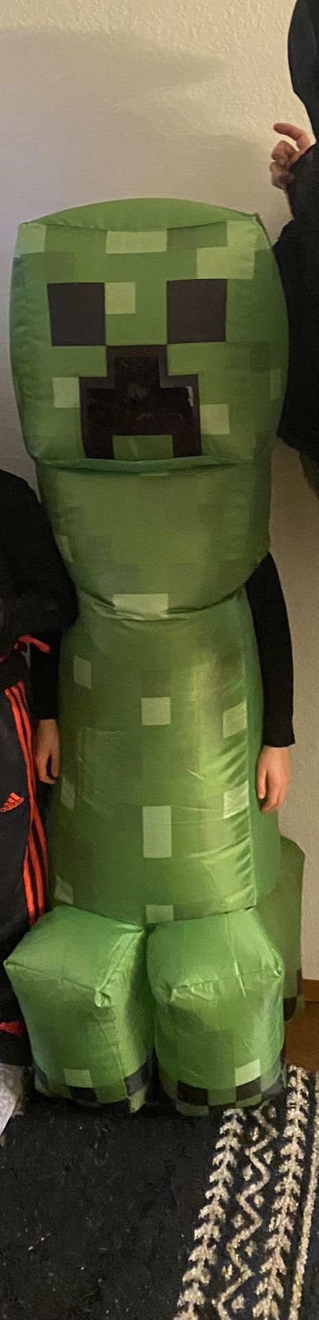 Inflatable Minecraft Creeper Costume