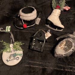 Black White Ornaments 