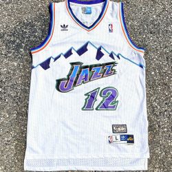 Vintage Utah Jazz John Stockton Adidas Hardwood Classics 100% Authentic