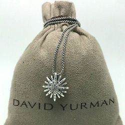 David Yurman 17mm Small Starburst Necklace