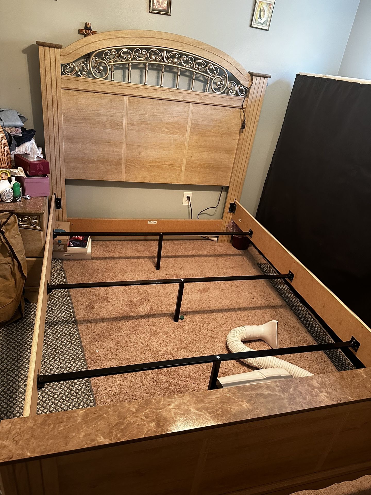 Queen Bed frame and Box