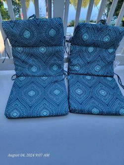 Outdoor Cushions Price For 2 Items 