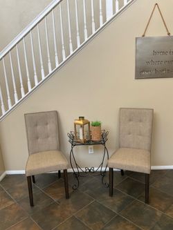 Chairs and table