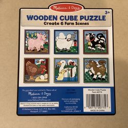 Melissa & Doug Wood Cube Puzzle