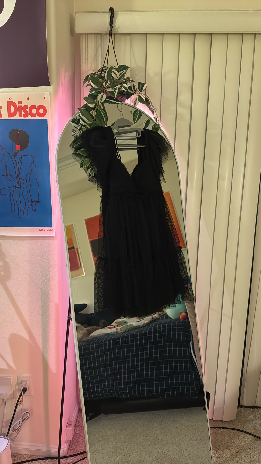 Junior City Studio Black Tulle Dress