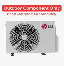 LG 18,000 BTU, 21 SEER2, Wi-Fi, 1-Zone Ductless Heat Pump Outdoor Unit, 208-230 V