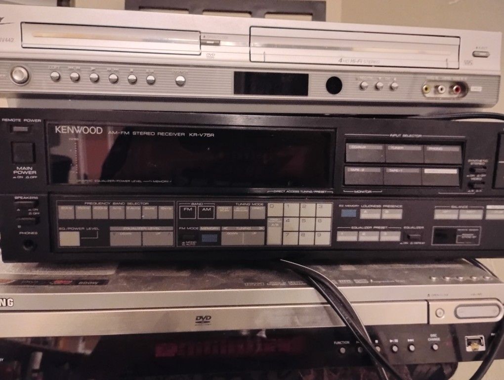 Stereo System With DVD Player