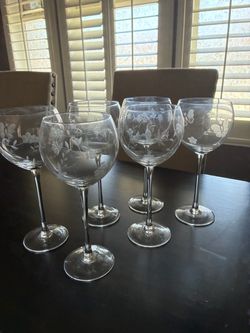 LENOX 🦋 BUTTERFLY GLOBE GLASSES