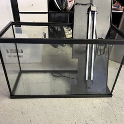 Fishing Tank 75 Gallon Tank + Full Set Up