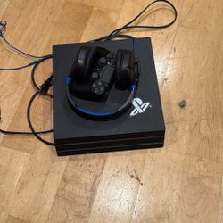 Title: PS4 Bundle – Console + Headset + HDMI + Remote – $130