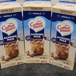 VEGAN Nestle Coffee Mate - Almond Milk - 50 Single Serve Portions 