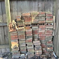 Red building bricks