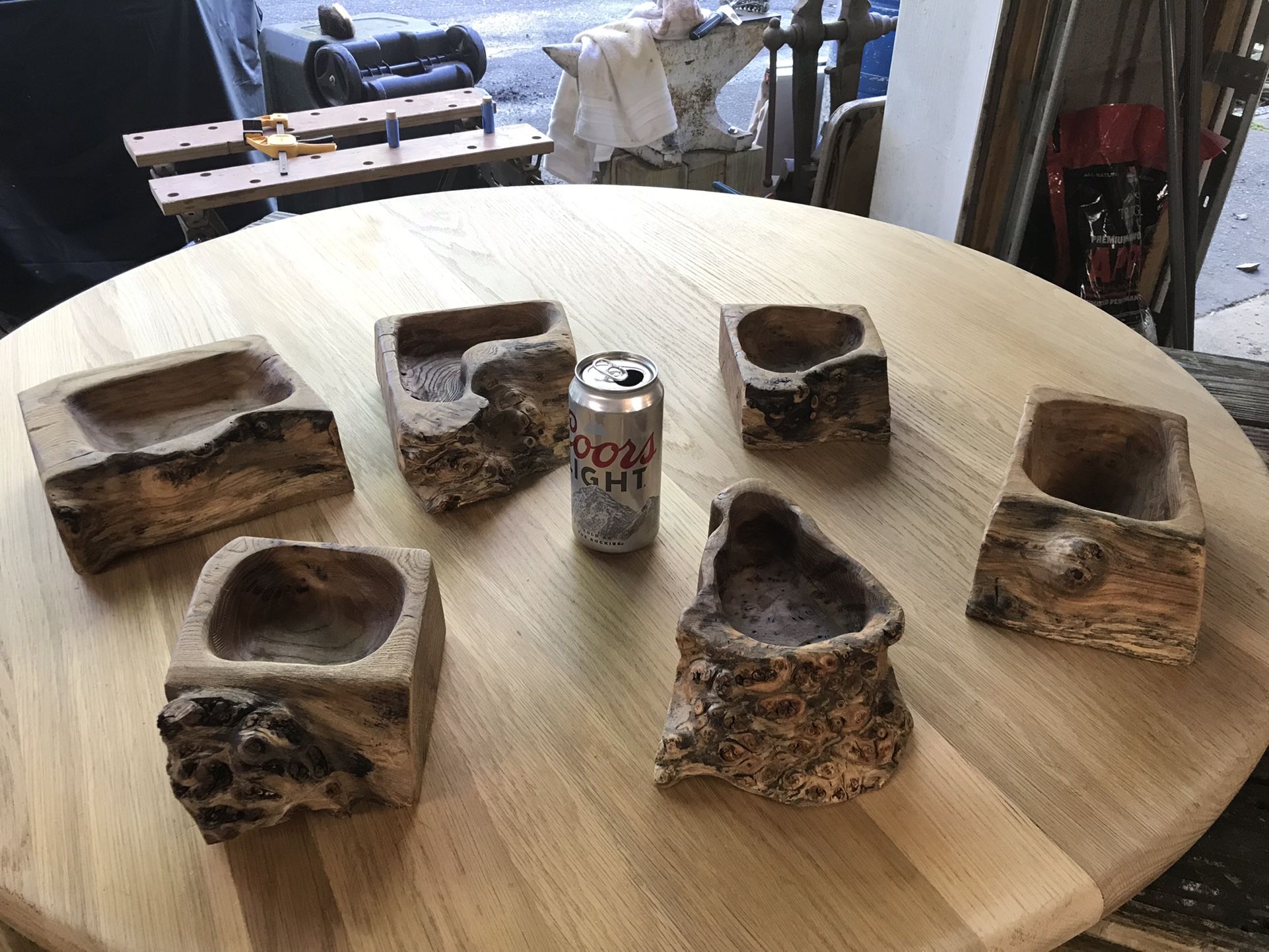 Burl Wood Bowls 