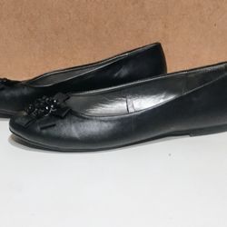 Black Flats Girls Shoes