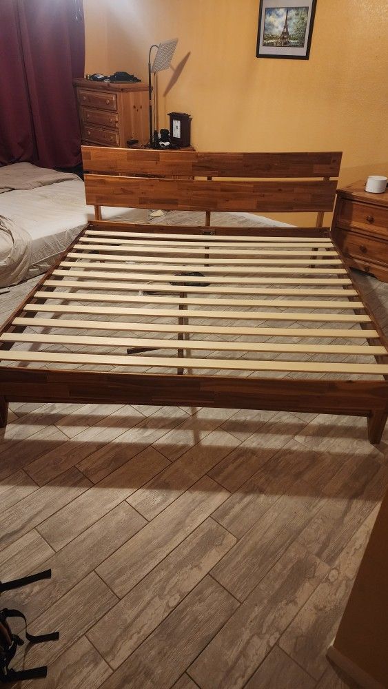 King Size Wooden Bed Frame.