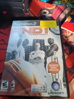Playstation 2 game and 1 streetball