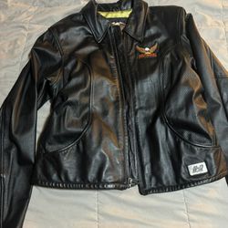 Leather Women’s Harley Davidson Jacket 