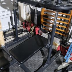 Vertical Leg Press Machine