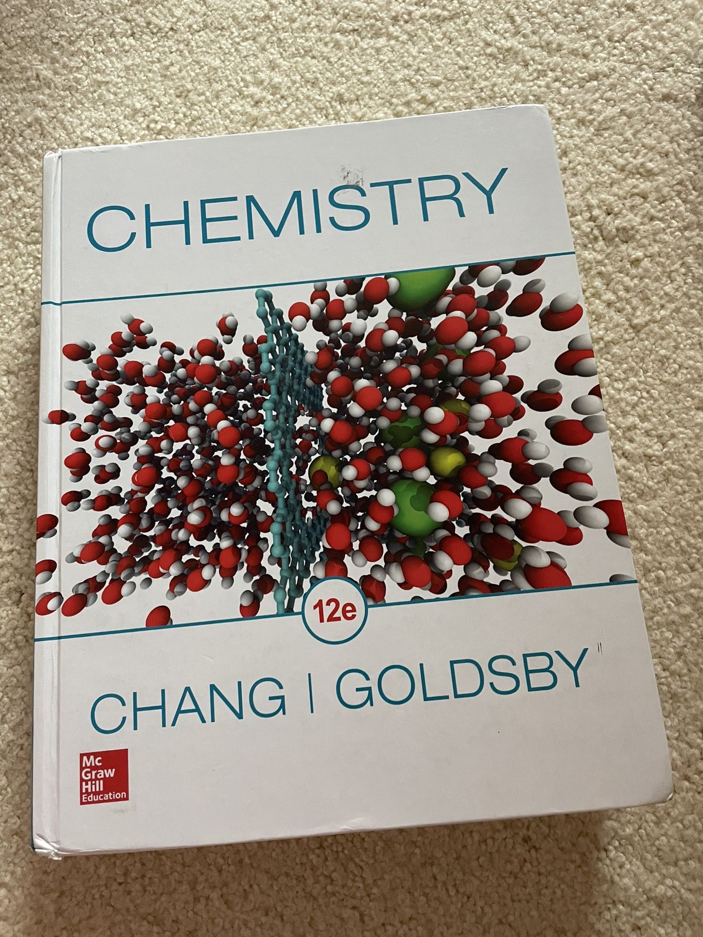 Chemistry 12th Edition Raymond Chang ISBN-13: (contact info removed)021510