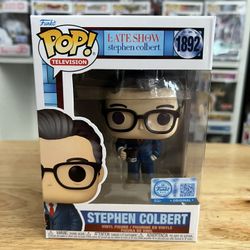 EXCLUSIVE Stephen Colbert Funko Pop #1892 Late Show Night Television Host TV EXC