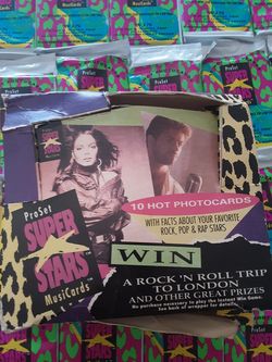 Super star trading cards