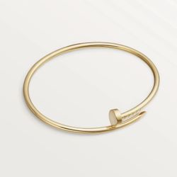 Cartier 18K Gold JUSTE UN CLOU BRACELET Size 17 or 19 PRICE FIRM