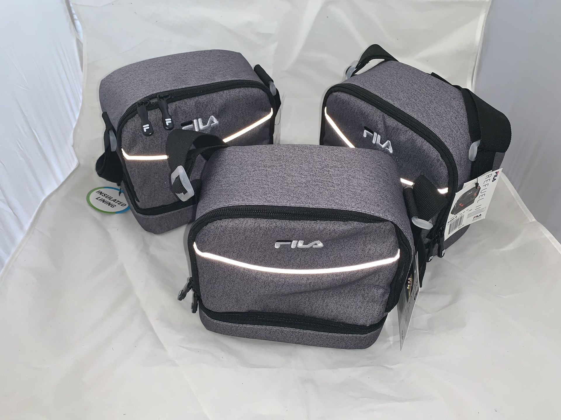 3 X Fila Refuel Lunch Bags - Back To School 😊